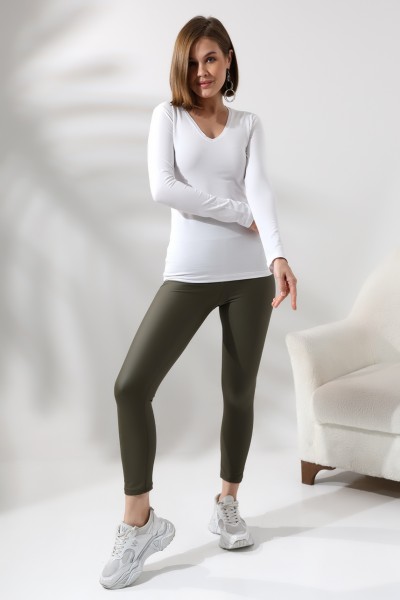 19645 KADIN UZUN KOL V YAKA BADY 