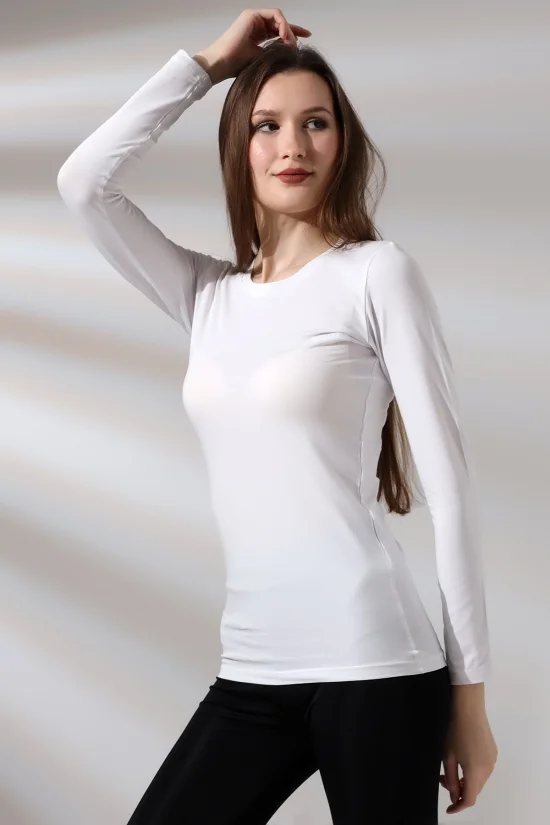 19646 BAYAN UZUN KOL BİSİKLET YAKA BADY 