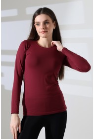 19646 KADIN UZUN KOL BİSİKLET YAKA BADY 