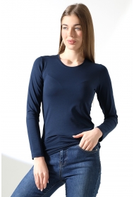 19646 KADIN UZUN KOL BİSİKLET YAKA BADY 