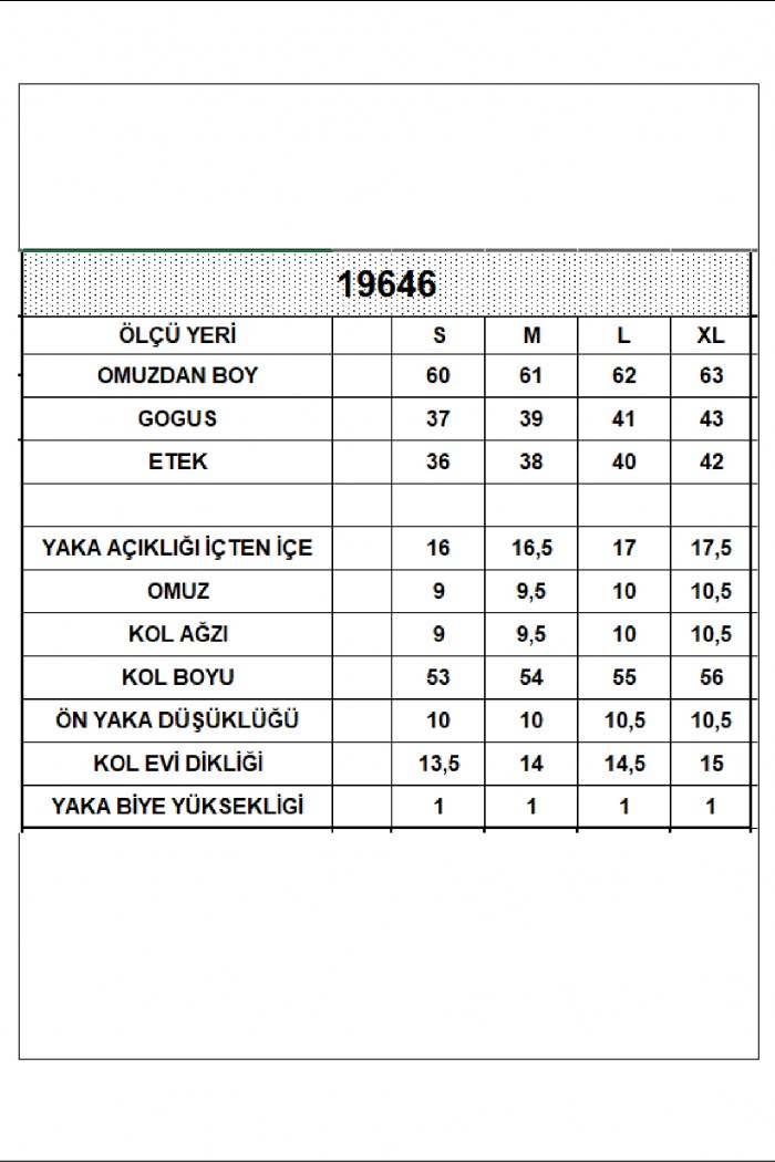 19646 BAYAN UZUN KOL BİSİKLET YAKA BADY 