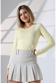 19646 KADIN UZUN KOL BİSİKLET YAKA BADY 