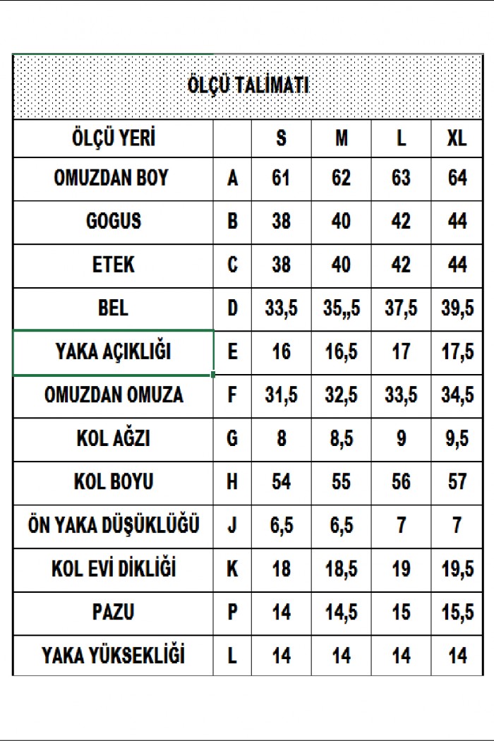 19833 BAYAN UZUN KOL TAM BALIKCI YAKA BADY 