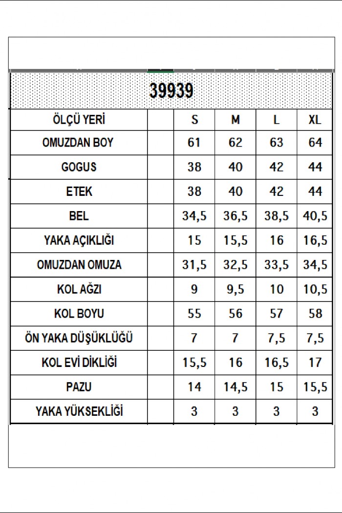 39939 - 3LÜ PAKET BAYAN UZUN KOL YARIM BALIKCI YAKA BADY