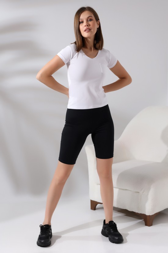 21065 BAYAN KISA KOL CEPLİ LYC PİS V YAKA BADY 21065 BAYAN KISA KOL CEPLİ LYC PİS V YAKA BADY