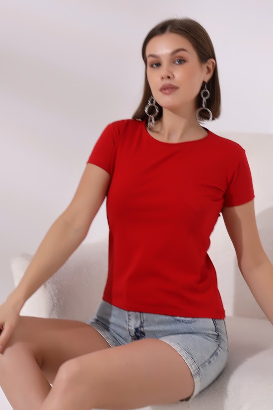 21066 BAYAN KISA KOL CEPLİ LYC PİS BİSİKLET YAKA BADY 21066 BAYAN KISA KOL CEPLİ LYC PİS BİSİKLET YAKA BADY