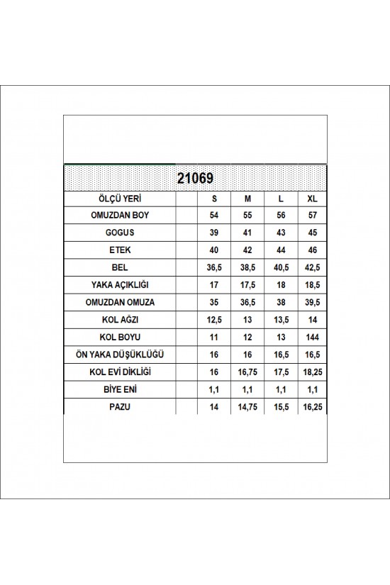 21069 KADIN KISA KOL KARE YAKA BADY 21069 KADIN KISA KOL KARE YAKA BADY