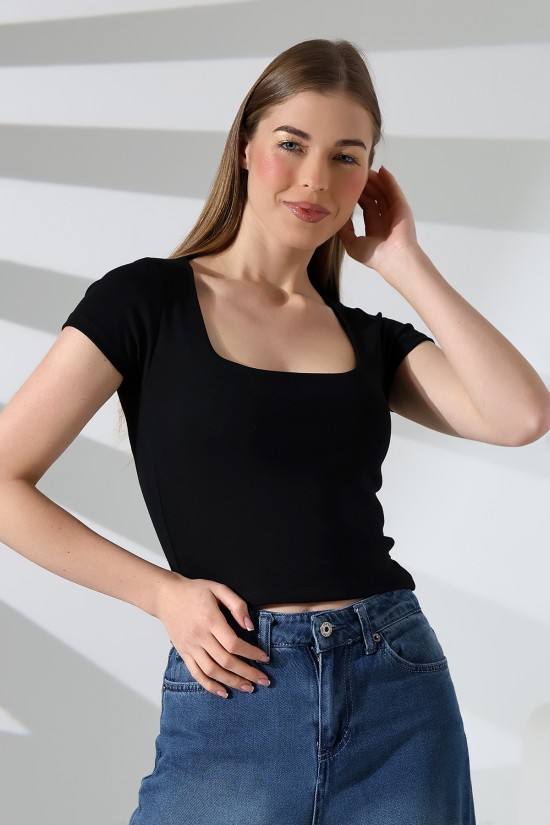 21804 KADIN KISA KOL FULL LYC RİB KOMPAKT PENYE TULUM KOL KARE YAKA BADY 21804 KADIN KISA KOL FULL LYC RİB KOMPAKT PENYE TULUM KOL KARE YAKA BADY