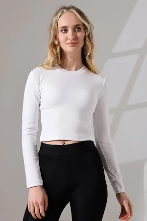 21651 KADIN FULL LYC KOMPAKT PENYE RİB UZUN KOL DİK BİSİKLET YAKA TSHIRT 21651 KADIN FULL LYC KOMPAKT PENYE RİB UZUN KOL DİK BİSİKLET YAKA TSHIRT