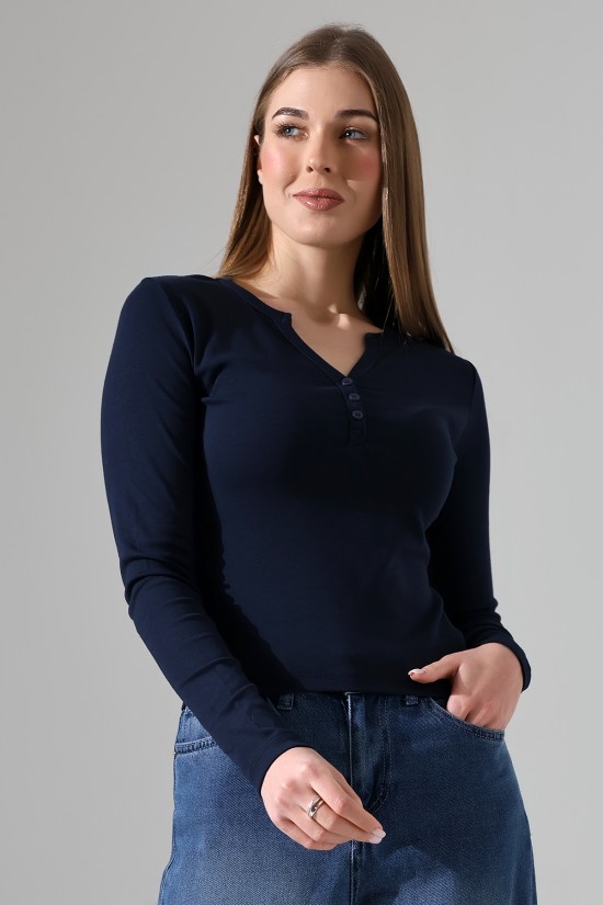 21926 KADIN FULL LYC KOMPAKT PENYE RİB UZUN KOL AÇIK PATLI DÜĞMELİ TSHIRT 21926 KADIN FULL LYC KOMPAKT PENYE RİB UZUN KOL AÇIK PATLI DÜĞMELİ TSHIRT