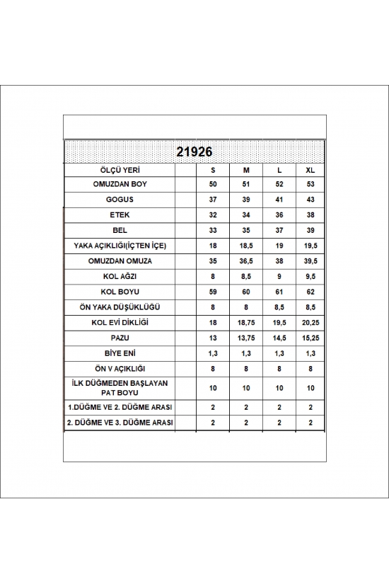 21926 KADIN FULL LYC KOMPAKT PENYE RİB UZUN KOL AÇIK PATLI DÜĞMELİ  TSHIRT 