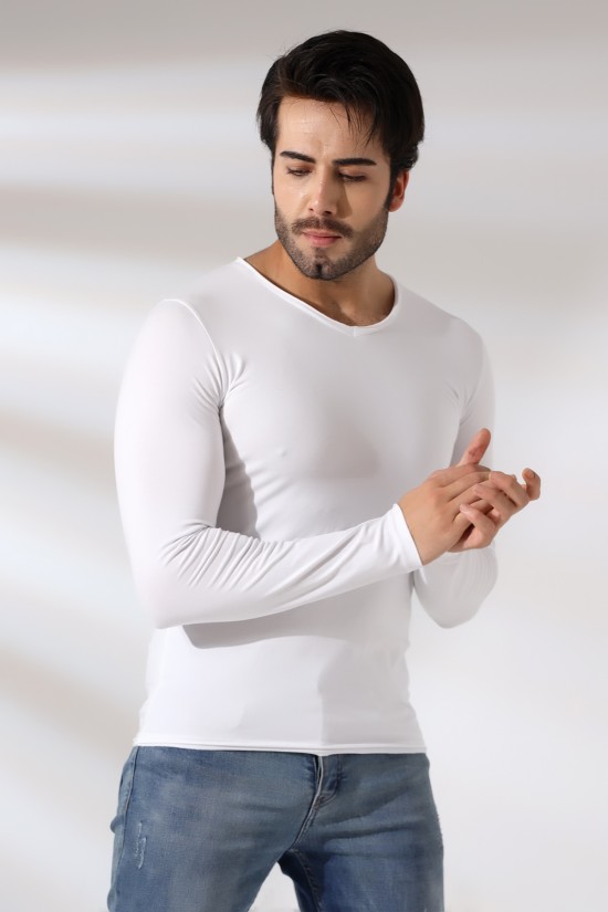 19699 ERKEK SLİM FİT UZUN KOL V YAKA PİS DİKİMLİ BADY 19699 ERKEK SLİM FİT UZUN KOL V YAKA PİS DİKİMLİ BADY