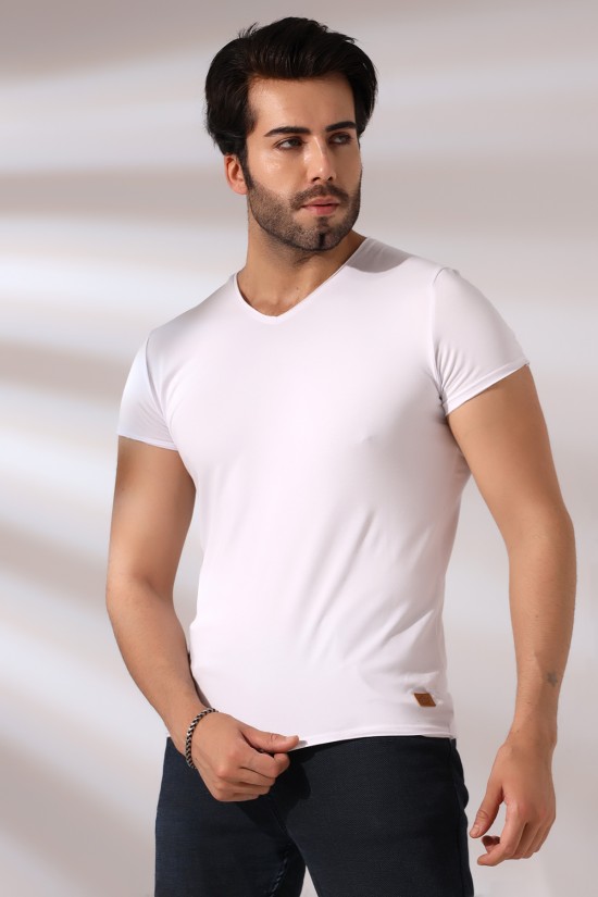 19955 ERKEK SLİM FİT KISA KOL V YAKA PİS DİKİMLİ BADY 19955 ERKEK SLİM FİT KISA KOL V YAKA PİS DİKİMLİ BADY