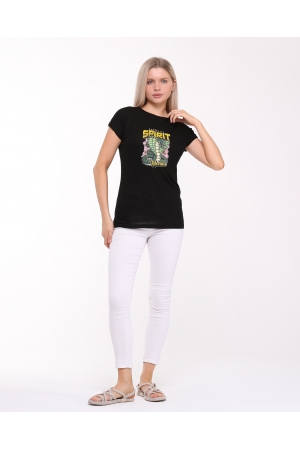 20602 SPİRİT COBRA BASK. KADIN KISA KOLU BEDENDE VSK TSHIRT