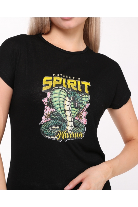 20602 SPİRİT COBRA BASK. BAYAN KISA KOLU BEDENDE VSK TSHIRT