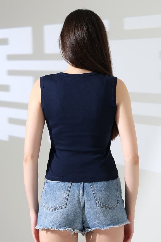 21899 KADIN DERİN V YAKA KOLSUZ LİKRASIZ RİB ATLET 21899 KADIN DERİN V YAKA KOLSUZ LİKRASIZ RİB ATLET