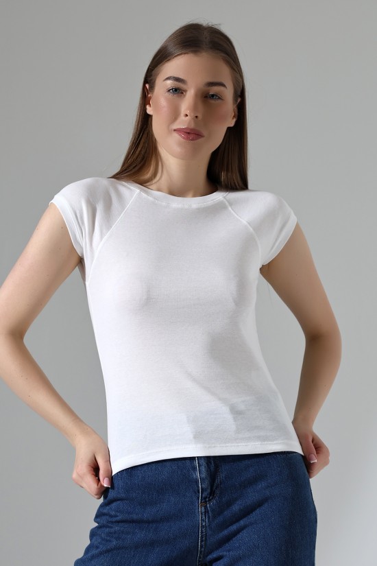 21890 KADIN RİB.YAKA VE KOLAĞZI BİYELİ REGLAN KOL KARYOKALI BİSİKLET YAKA TSHIRT 21890 KADIN RİB.YAKA VE KOLAĞZI BİYELİ REGLAN KOL KARYOKALI BİSİKLET YAKA TSHIRT