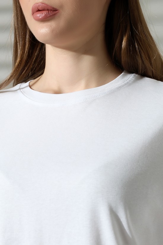 21964 KADIN PENYE COMP LİKRASIZ RİB PAMUKLU KISA KOL BİSİKLET YAKA TSHIRT 21964 KADIN PENYE COMP LİKRASIZ RİB PAMUKLU KISA KOL BİSİKLET YAKA TSHIRT