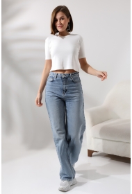 21560 KADIN PENYE COMP LİKRASIZ RİB PAMUKLU BİSİKLET YAKA CROP TSHIRT 21560 KADIN PENYE COMP LİKRASIZ RİB PAMUKLU BİSİKLET YAKA CROP TSHIRT