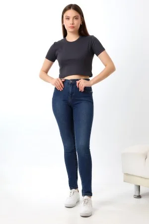 21560 KADIN PENYE COMP LİKRASIZ RİB PAMUKLU BİSİKLET YAKA CROP TSHIRT 21560 KADIN PENYE COMP LİKRASIZ RİB PAMUKLU BİSİKLET YAKA CROP TSHIRT