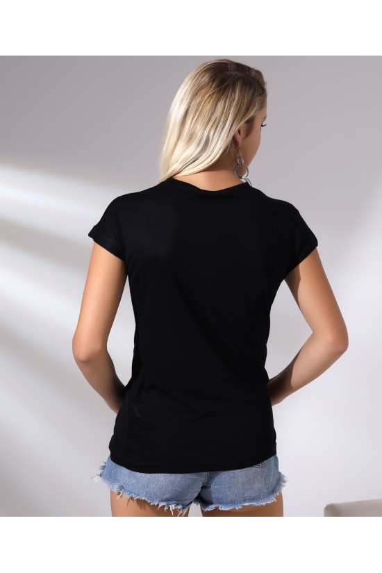 20479 DO NOT FORGET BASK.BAYAN KISA KOLU BEDENDE SALAŞ VSK TSHIRT 20479 DO NOT FORGET BASK.BAYAN KISA KOLU BEDENDE SALAŞ VSK TSHIRT