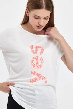 20345 YES KIRIK  BASK.KADIN KISA KOLU BEDENDE SALAŞ VSK TSHIRT 