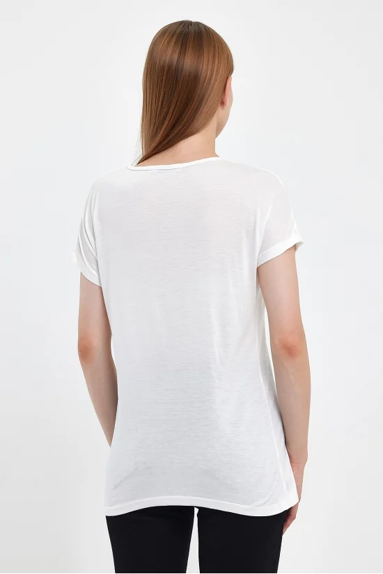 20345 YES KIRIK BASK.BAYAN KISA KOLU BEDENDE SALAŞ VSK TSHIRT 20345 YES KIRIK BASK.BAYAN KISA KOLU BEDENDE SALAŞ VSK TSHIRT