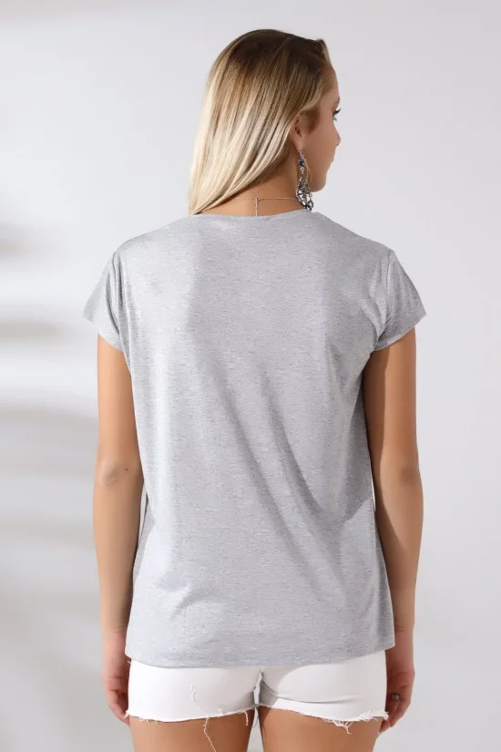 21256 BAYAN KISA KOL SALAŞ BİSİKLET YAKA VSK TSHIRT 21256 BAYAN KISA KOL SALAŞ BİSİKLET YAKA VSK TSHIRT