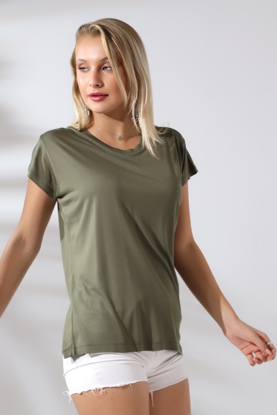 21256 BAYAN KISA KOL SALAŞ BİSİKLET YAKA VSK TSHIRT 21256 BAYAN KISA KOL SALAŞ BİSİKLET YAKA VSK TSHIRT