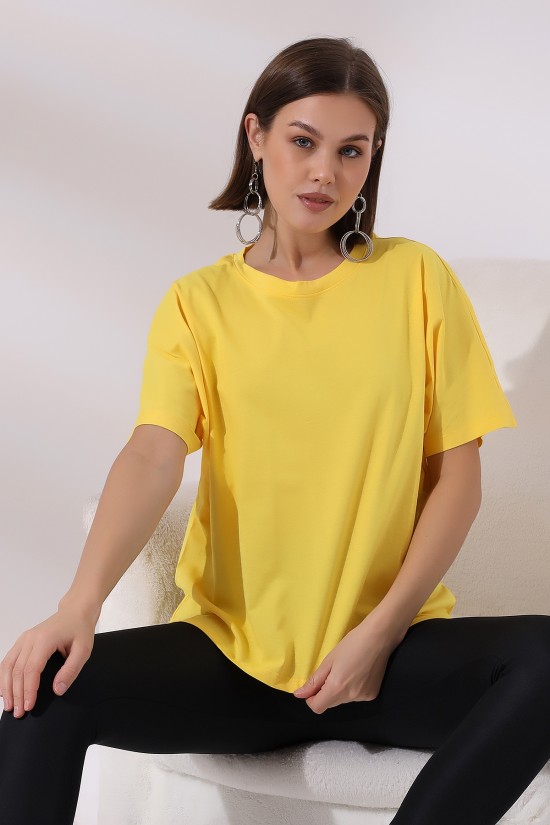 21571 BAYAN KISA KOLU BEDENDE YARASA KOL PAMUKLU SALAŞ TSHIRT 21571 BAYAN KISA KOLU BEDENDE YARASA KOL PAMUKLU SALAŞ TSHIRT