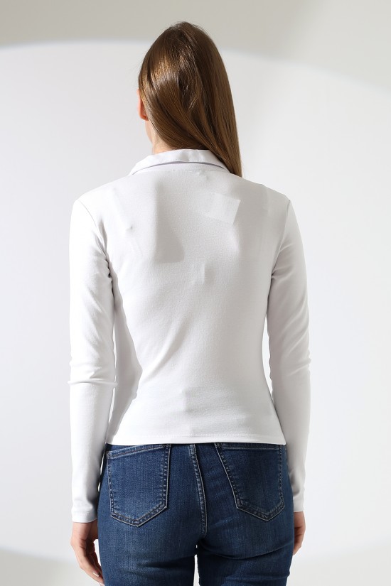 21938 KADIN FULLLYC RİBANA UZUN KOL KOL GÖMLEK YAKA PATLI UZUN KOL TSHIRT 21938 KADIN FULLLYC RİBANA UZUN KOL KOL GÖMLEK YAKA PATLI UZUN KOL TSHIRT