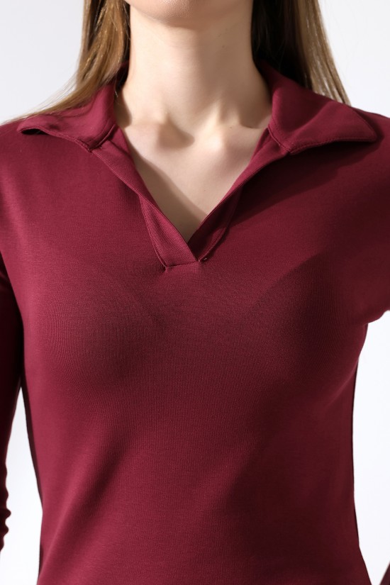 21938 KADIN FULLLYC RİBANA UZUN KOL KOL GÖMLEK YAKA PATLI UZUN KOL TSHIRT 21938 KADIN FULLLYC RİBANA UZUN KOL KOL GÖMLEK YAKA PATLI UZUN KOL TSHIRT