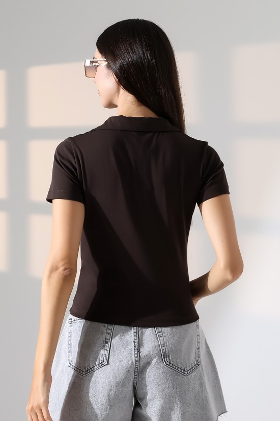 22023 KADIN FULL LYC RİBANA GÖMLEK YAKA PATLI KISA KOL TSHIRT 22023 KADIN FULL LYC RİBANA GÖMLEK YAKA PATLI KISA KOL TSHIRT