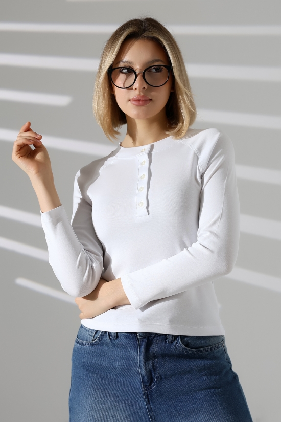 22025 KADIN KARYOKALI REGLAN UZUN KOL UZUN PATLI 5 FÜĞMELİ FULL LYC RİBANA TSHIRT 22025 KADIN KARYOKALI REGLAN UZUN KOL UZUN PATLI 5 FÜĞMELİ FULL LYC RİBANA TSHIRT