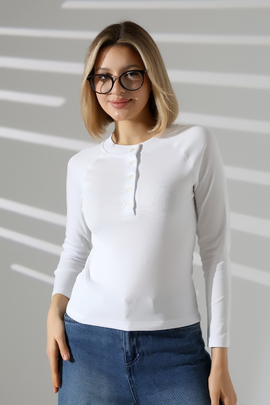 22025 KADIN KARYOKALI REGLAN UZUN KOL UZUN PATLI 5 FÜĞMELİ FULL LYC RİBANA TSHIRT 22025 KADIN KARYOKALI REGLAN UZUN KOL UZUN PATLI 5 FÜĞMELİ FULL LYC RİBANA TSHIRT