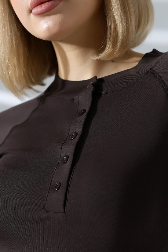 22025 KADIN KARYOKALI REGLAN UZUN KOL UZUN PATLI 5 FÜĞMELİ FULL LYC RİBANA TSHIRT 22025 KADIN KARYOKALI REGLAN UZUN KOL UZUN PATLI 5 FÜĞMELİ FULL LYC RİBANA TSHIRT