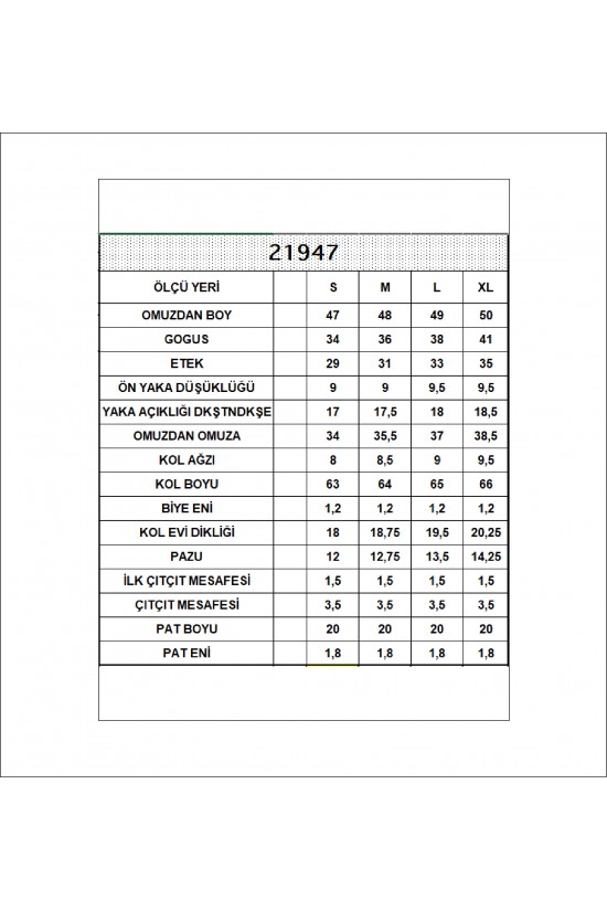 21947 KADIN RİBANA UZUN KOL PATI UZUN VE 6 ÇITÇITLI TSHIRT 