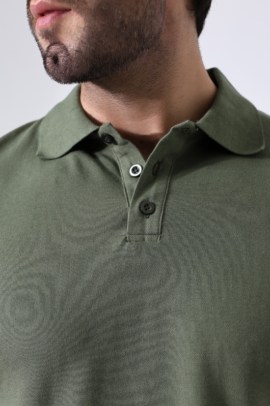 21844 ERKEK REGULAR FİT KISA KOL PİKE POLO YAKA TSHIRT 