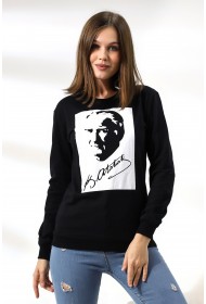 19159 K. ATATÜRK  BASK.2CM TEMİZLEME BİYELİ 2İP KADIN SWET