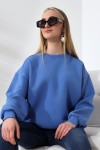 21616 KADIN 3 İP PENYE COMPACK ŞARDONLU OMUZLARI PARÇALI BİSİKLET YAKA SALAŞ OVERSİZE SWETSHIRT 21616 KADIN 3 İP PENYE COMPACK ŞARDONLU OMUZLARI PARÇALI BİSİKLET YAKA SALAŞ OVERSİZE SWETSHIRT