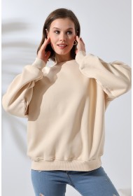 21616 KADIN 3 İP PENYE KOMPAKT ŞARDONLU OMUZLARI PARÇALI BİSİKLET YAKA SALAŞ OVERSİZE SWEATSHIRT 21616 KADIN 3 İP PENYE KOMPAKT ŞARDONLU OMUZLARI PARÇALI BİSİKLET YAKA SALAŞ OVERSİZE SWEATSHIRT