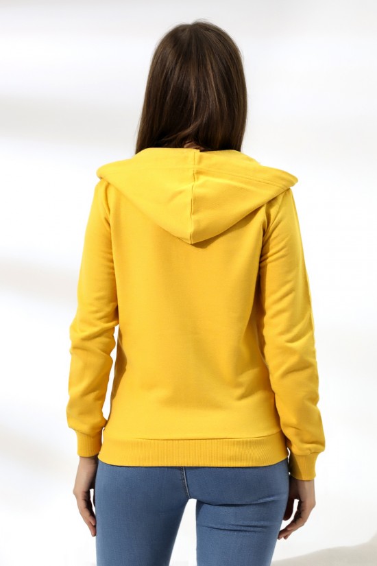 19116 BAYAN DÜZ 2İP ŞARDONLU FERM. KAPŞONLU SWETSHIRT 19116 BAYAN DÜZ 2İP ŞARDONLU FERM. KAPŞONLU SWETSHIRT