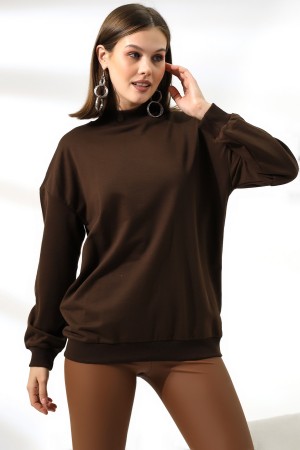 19556 KADIN  2 İP YARIM BALIKÇI TUNİK SWETSHIRT  19556 KADIN  2 İP YARIM BALIKÇI TUNİK SWETSHIRT