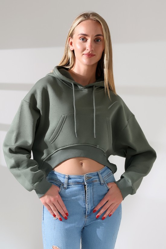 21968 KADIN 3 İP PENYE KOMPAKT ŞARDONLU SALAŞ ÖN ETEĞİ İÇE DOĞRU OVAL KAPŞONLU KANGURU CEPLİ SWEATSHIRT 21968 KADIN 3 İP PENYE KOMPAKT ŞARDONLU SALAŞ ÖN ETEĞİ İÇE DOĞRU OVAL KAPŞONLU KANGURU CEPLİ SWEATSHIRT