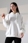 21966 KADIN 3 İP PENYE KOMPAKT ŞARDONLU SALAŞ OVERSİZE KAPŞONLU SWEATSHIRT 21966 KADIN 3 İP PENYE KOMPAKT ŞARDONLU SALAŞ OVERSİZE KAPŞONLU SWEATSHIRT