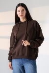 21966 KADIN 3 İP PENYE KOMPAKT ŞARDONLU SALAŞ OVERSİZE KAPŞONLU SWEATSHIRT 21966 KADIN 3 İP PENYE KOMPAKT ŞARDONLU SALAŞ OVERSİZE KAPŞONLU SWEATSHIRT
