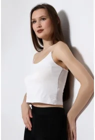 19282 KADIN LASTİK İP ASKILIKISA TULUM ATLET 