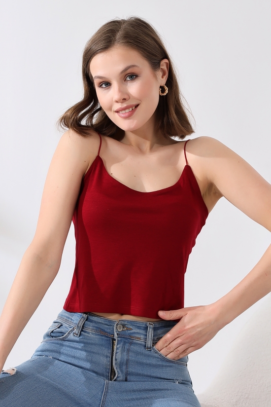 19282 BAYAN LASTİK İP ASKILIKISA TULUM ATLET 