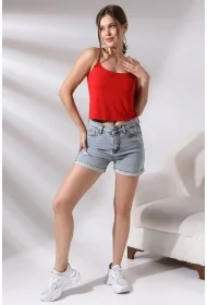 19282 KADIN LASTİK İP ASKILIKISA TULUM ATLET 19282 KADIN LASTİK İP ASKILIKISA TULUM ATLET