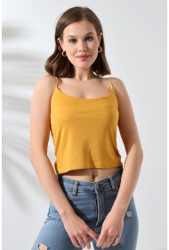 19282 KADIN LASTİK İP ASKILIKISA TULUM ATLET 